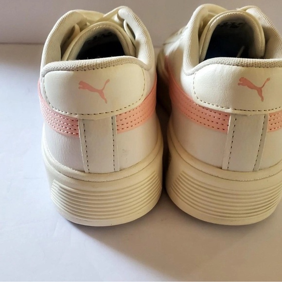 Puma Women's Cream and Pink Athletic Shoes - Picture 3 of 7